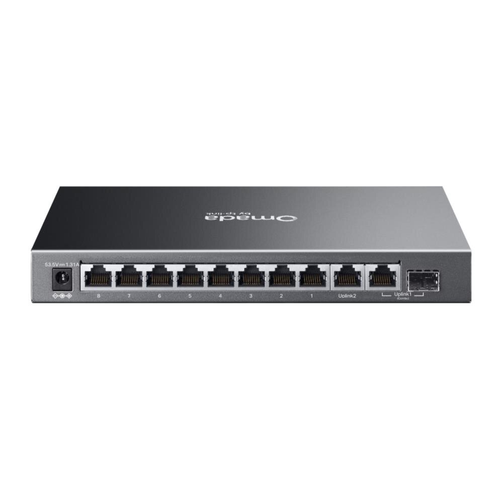 Omada 10-Port-Gigabit-Easy-Managed-Switch mit 8-Port-PoE+