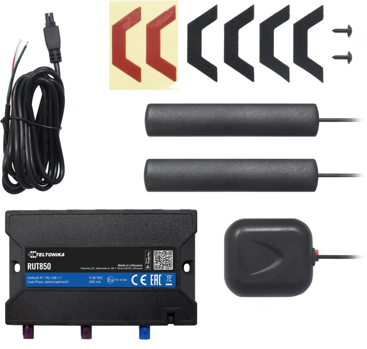 LTE WiFi Router, kompakte + schmale Bauform, inkl. GPS Antenne 