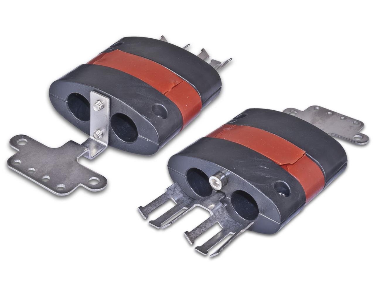 Silikon Kalteinführung für 2 Kabel (12-20mm), oval
