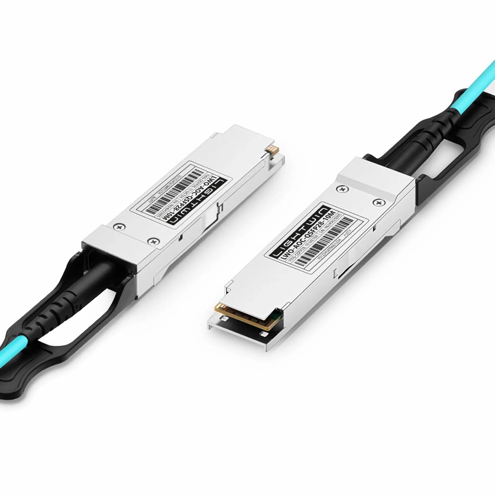 100GBit QSFP28 Long-Range  AOC-Kabel (Active Optical Cable) 