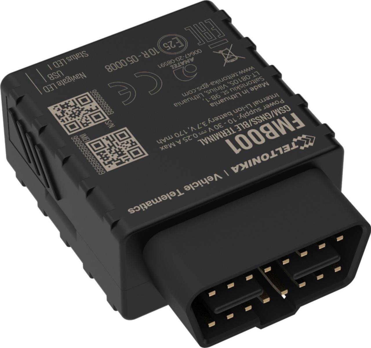 FMB001 Erweiterter Plug & Track Echtzeit-Tracker mit GNSS-, GSM & Bluetooth