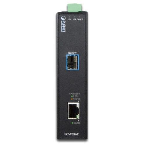 Industrie Medien Konverter 10G/5G/2.5G/1G/100M Kupfer an 10GBASE-X SFP+