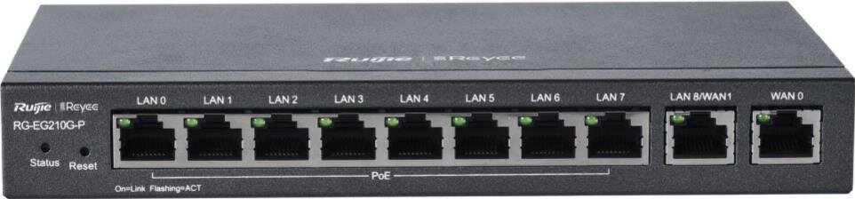 Reyee 10-Port Gigabit Cloud Managed Router, 10x Gbit, 8x PoE-Out