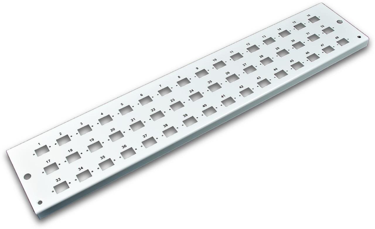 Frontplatte 48-SC, für PREMIUM/STANDARD, 2HE