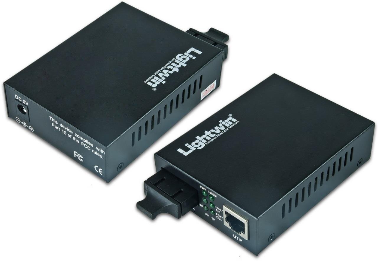 Fast Ethernet Medienkonverter 100Base-FX Multimode, SC, 550m