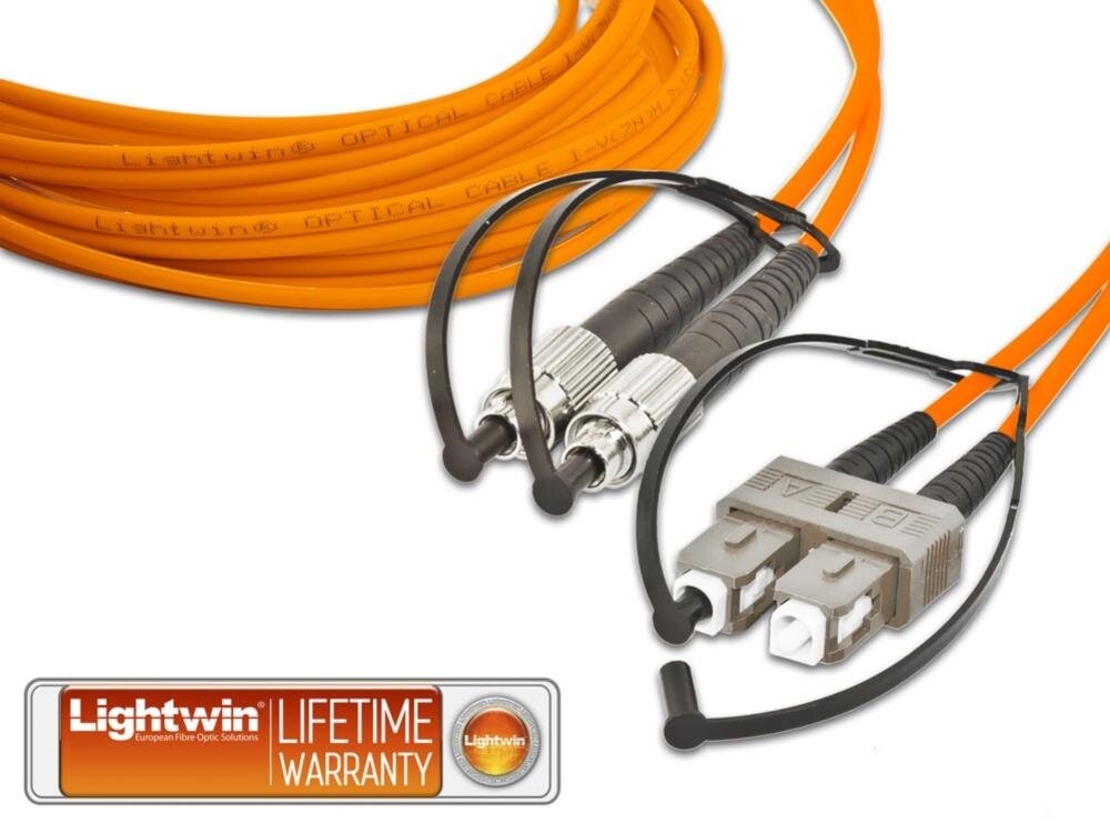 High Quality Duplex LWL Patchkabel, MM OM1, FC - SC