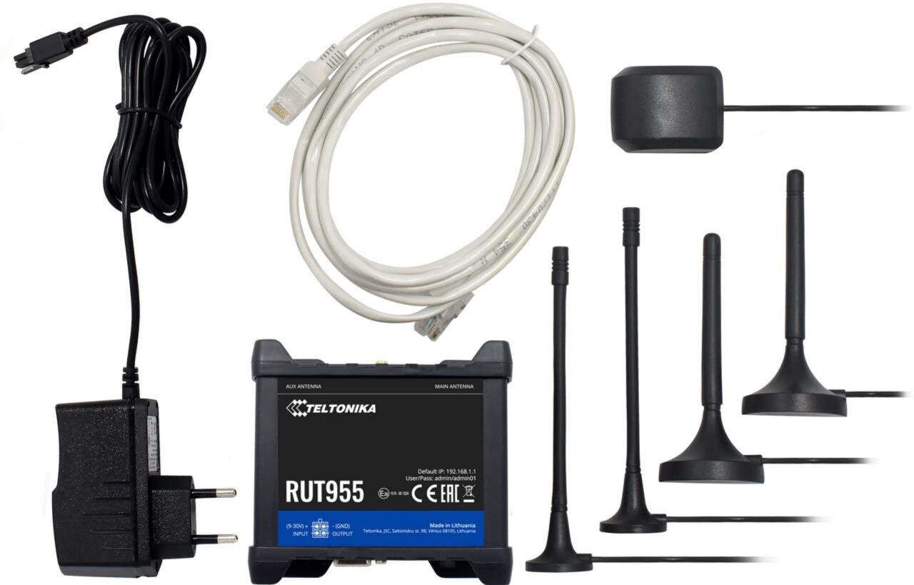 LTE NextGen Dual SIM Router mit WiFi, 4x ETH, I/O, RS232, RS485, GNSS, Global