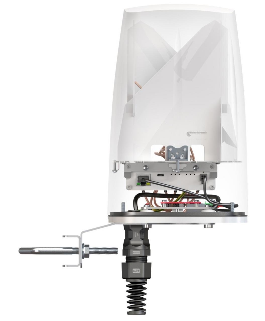 QuSpot für TRB500, IP67 Outdoor Gehäuse mit LTE Omni-Antenne