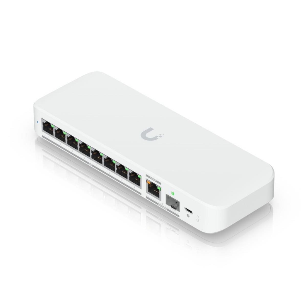 UniFi Flex Mini 2.5 Gigabit 8-Port Kompakt-Switch, PoE-In
