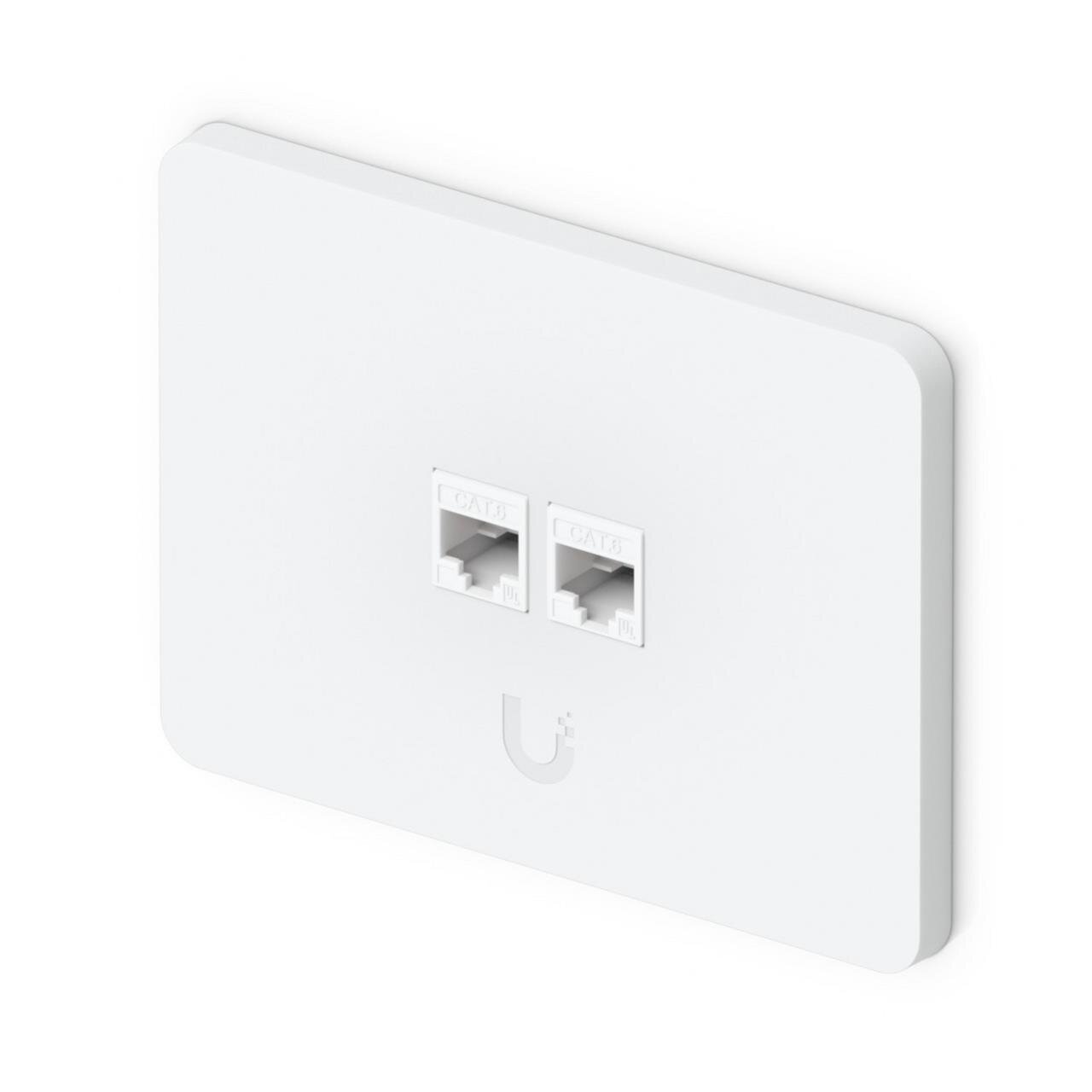 Universelle, lackierbare Keystone-Wandplatte, 2 Port, horizontal, 4er-Pack