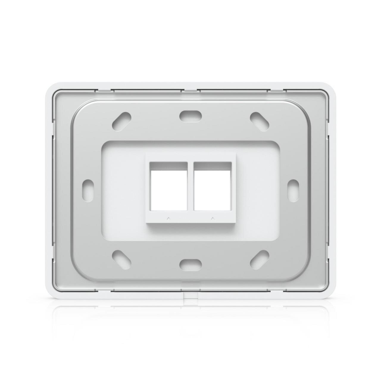 Universelle, lackierbare Keystone-Wandplatte, 2 Port, horizontal, 4er-Pack