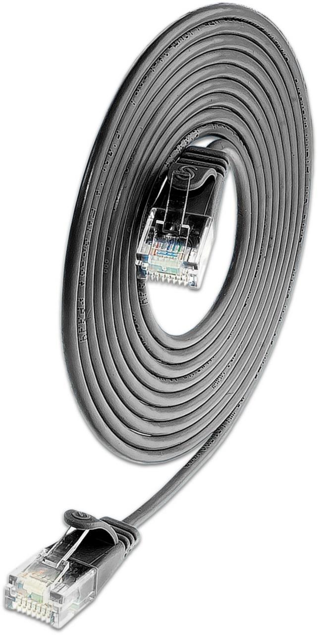 SLIM UL6 7.5 SW - Cavo Cat.6 SLIM Light U/UTP 75 m nero (PKW-LIGHT-K6 7.5 SW)