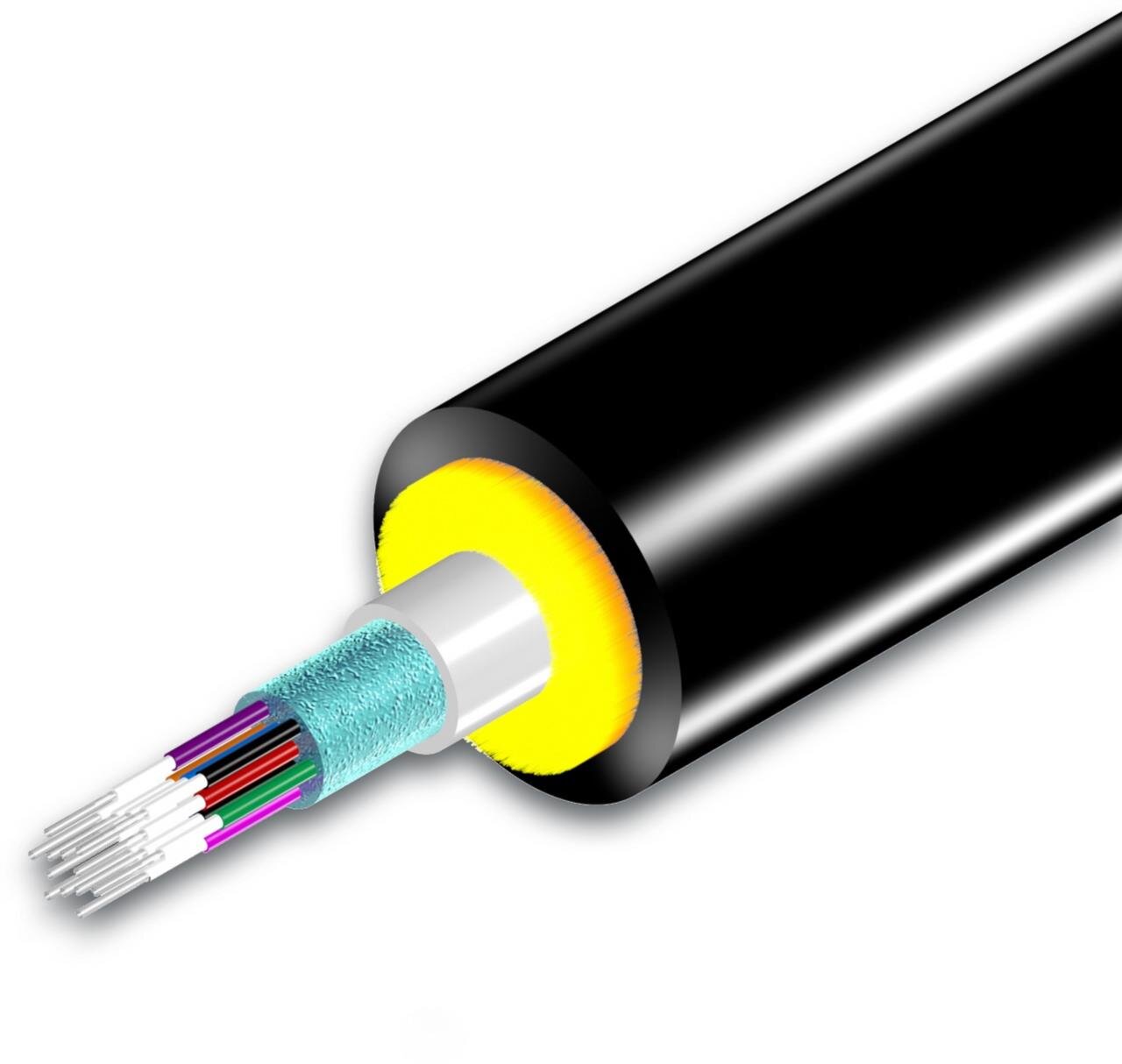 Universalkabel U-DQ (ZN) BH, MM 50/125µm, OM4, 24 Fasern, Preis/km, Meterware