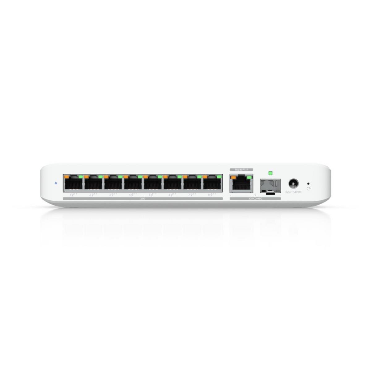 UniFi Flex Mini 2.5 Gigabit 8-Port Kompakt-Switch, PoE++ / PoE-In