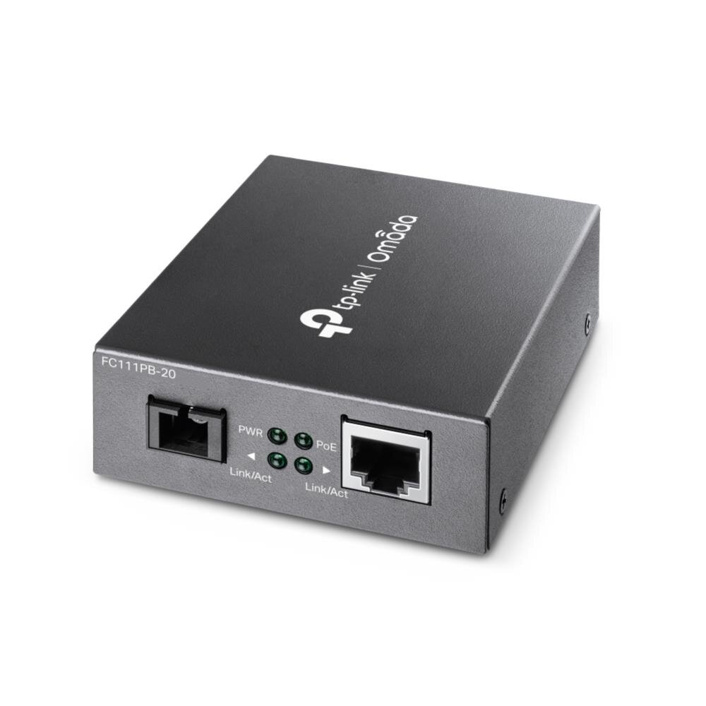 10/100Mbps WDM Medien Konverter mit 1-Port PoE