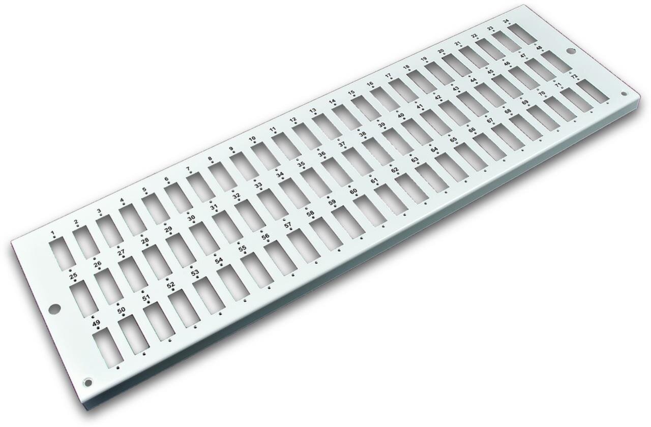 Frontplatte 72-DSC, für PREMIUM/STANDARD, 3HE