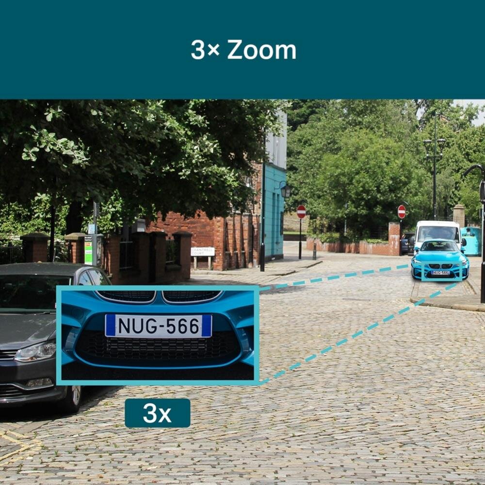 VIGI 4MP Outdoor Full-Color Dual-Lens varifokale Pan Tilt Netzwerk Kamera