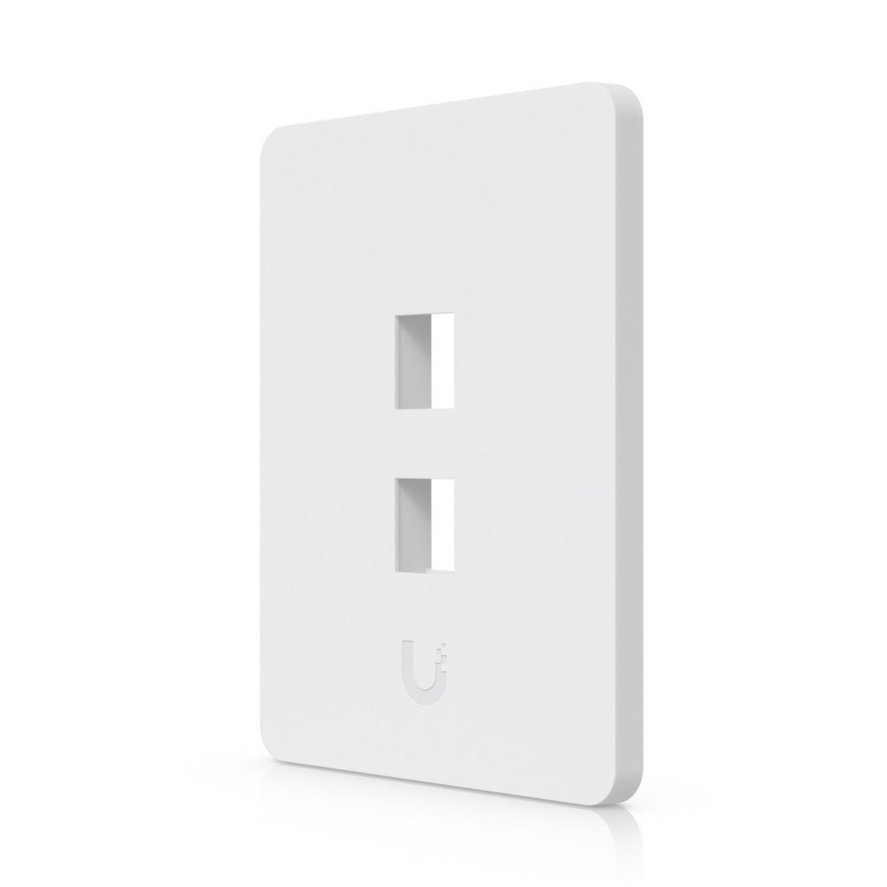 Universelle, lackierbare Keystone-Wandplatte, 2 Port, vertikal, 4er-Pack