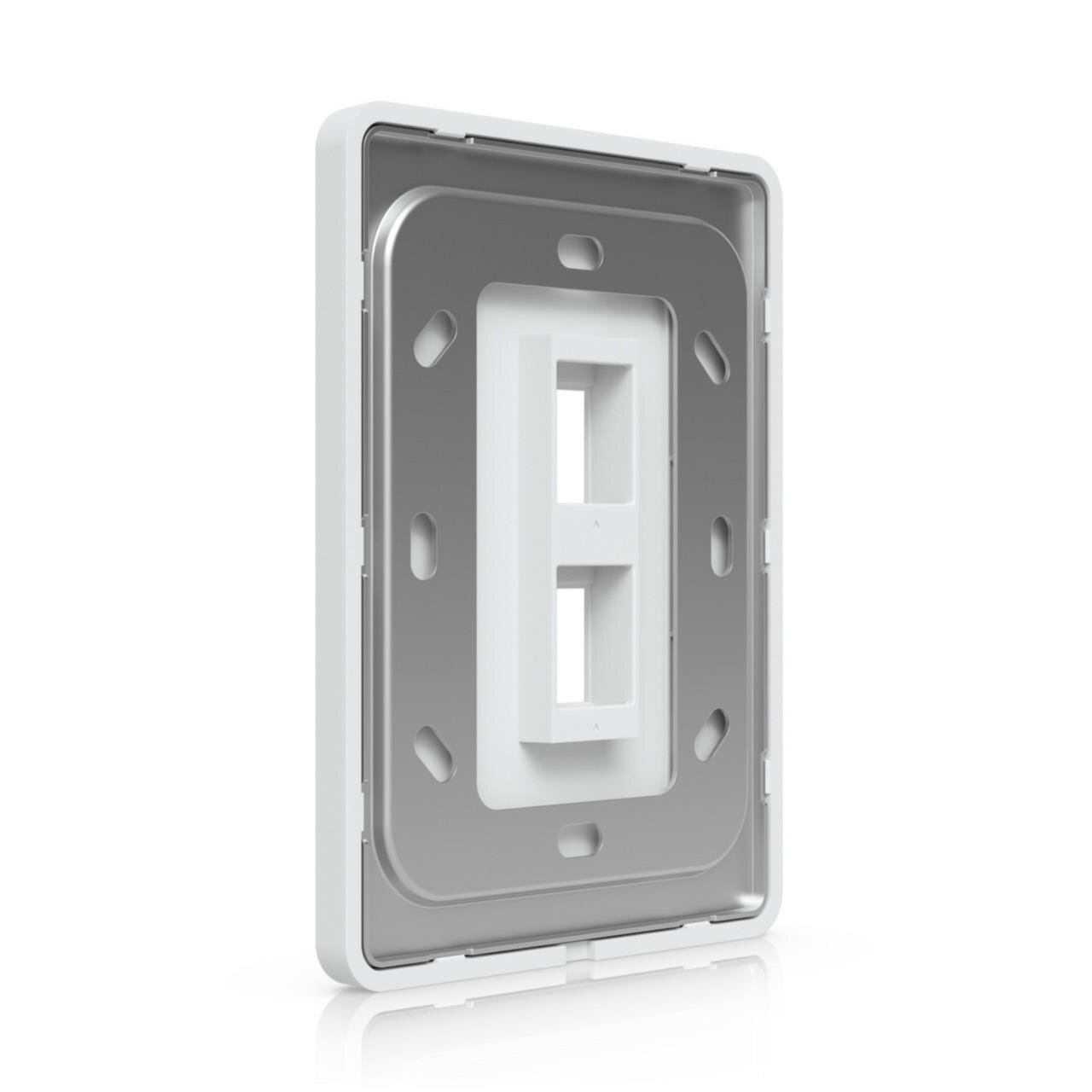 Universelle, lackierbare Keystone-Wandplatte, 2 Port, vertikal, 4er-Pack