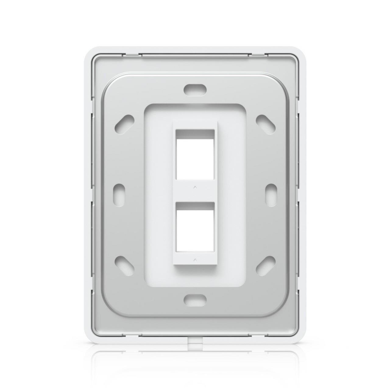 Universelle, lackierbare Keystone-Wandplatte, 2 Port, vertikal, 4er-Pack