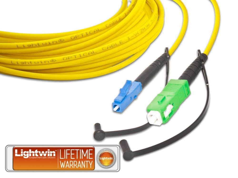 High Quality Simplex LWL Patchkabel, SM, LC - SC/APC