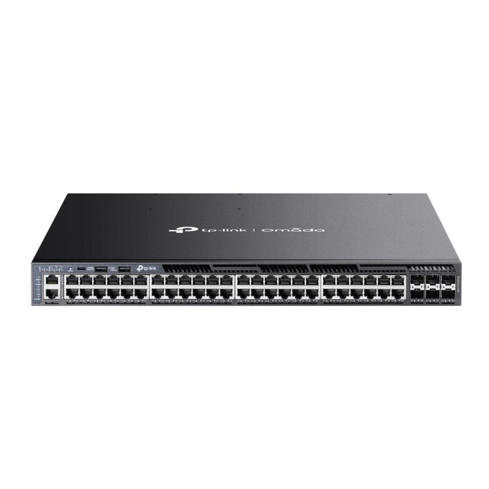 Omada 48-Port Gigabit Stackable L3 Managed PoE+ Switch mit 6x 10G Slots