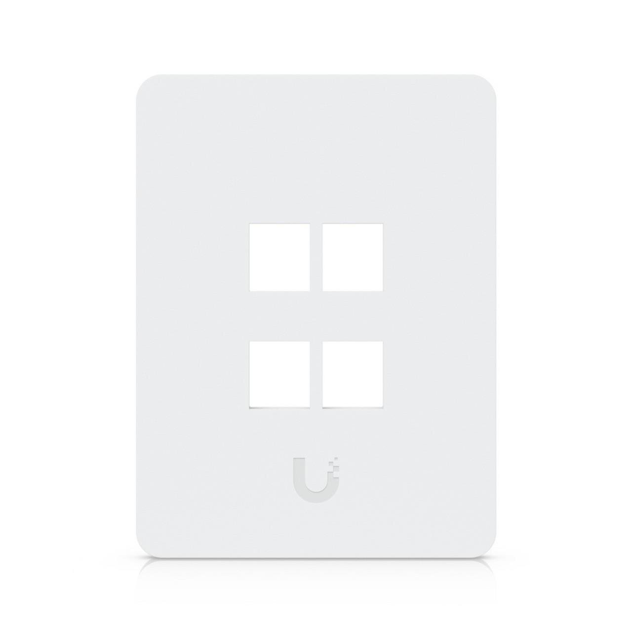 Universelle, lackierbare Keystone-Wandplatte, 4 Port, vertikal, 4er-Pack