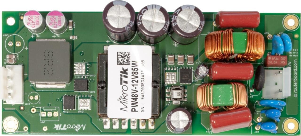 ±48V Open Frame Netzteil mit 12V 7A Output, für R2 CCR Router