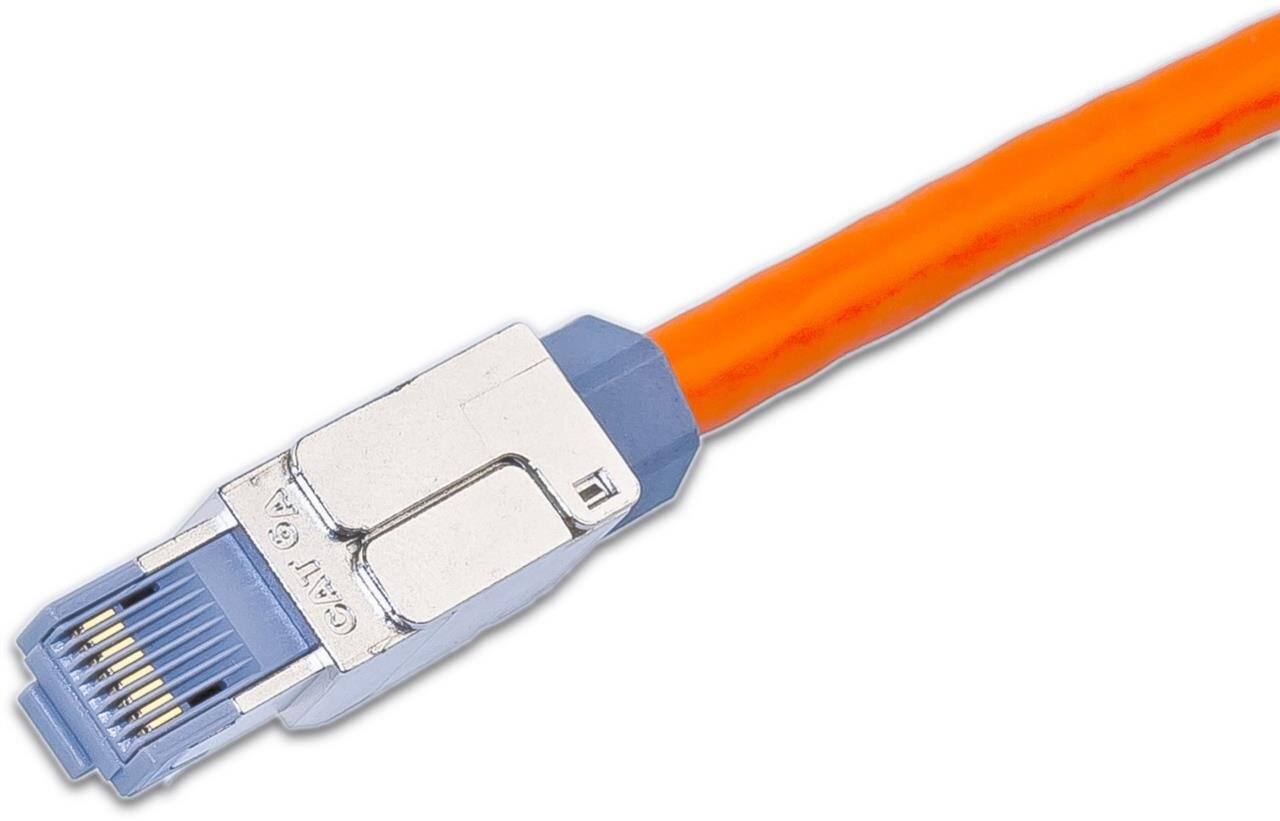 KAT6A RJ45 feldkonfektionierbarer  Stecker, werkzeugfrei