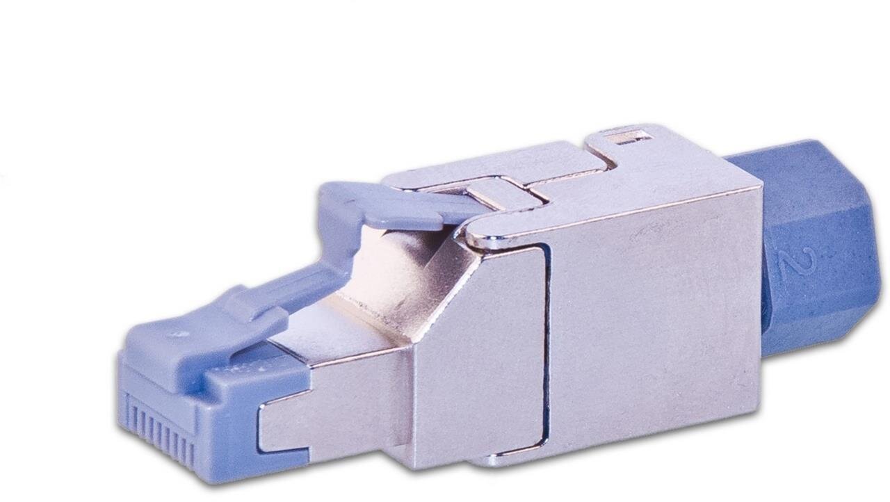 KAT6A RJ45 feldkonfektionierbarer  Stecker, werkzeugfrei