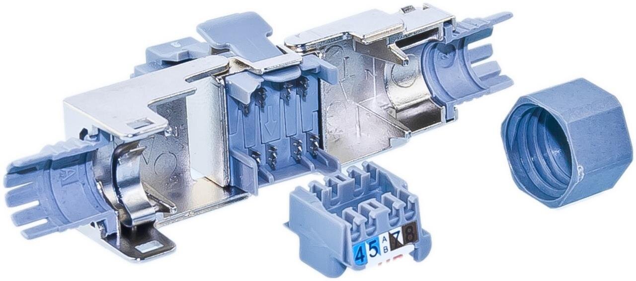 KAT6A RJ45 feldkonfektionierbarer  Stecker, werkzeugfrei