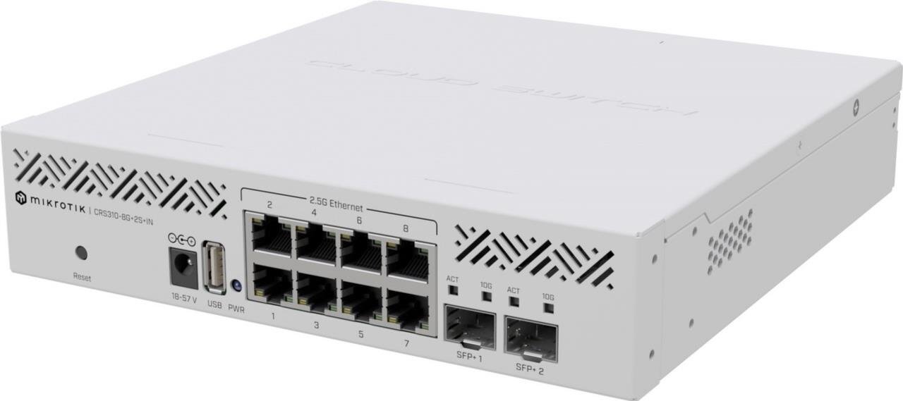Cloud Router Switch, 2x SFP+, 8x 2.5Gb