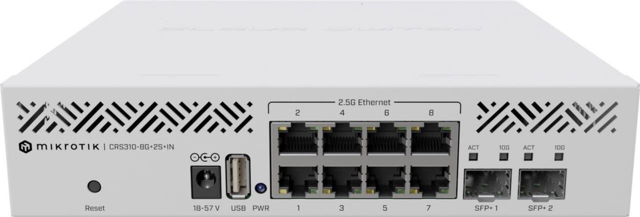 Cloud Router Switch, 2x SFP+, 8x 2.5Gb