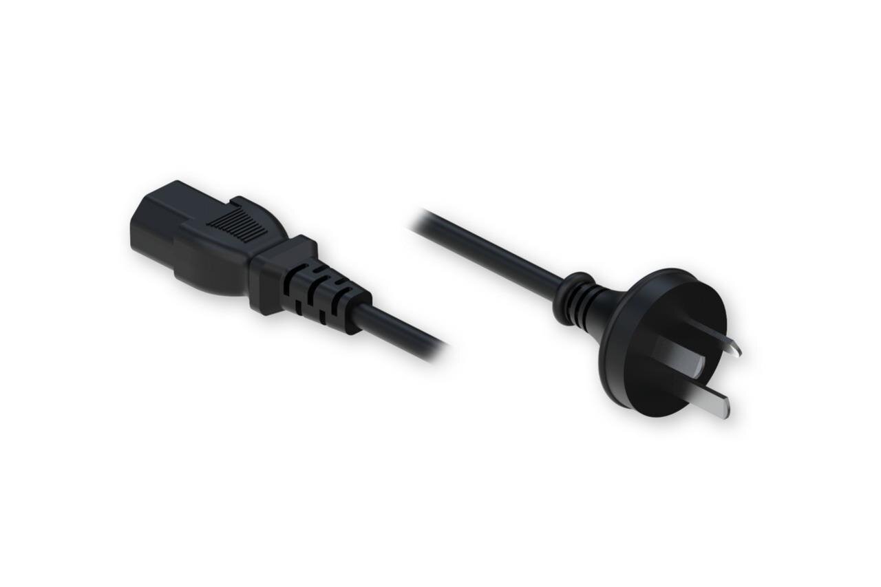 Stromkabel, AU, Type I Stecker auf C13 Stecker