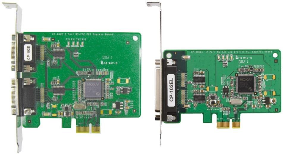 CP-102E/EL 2 Port RS-232 PCI Express Boards