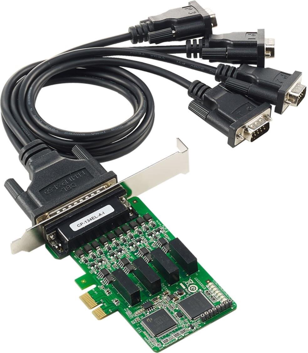4-port RS-422/485 PCI Express Board w/ 4kV Surge & 2kV Electrical Isolation