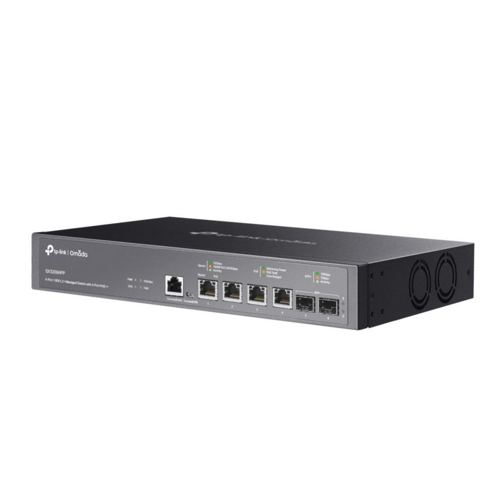 Omada 6-Port 10GE L2+ Managed Switch mit 4-Port PoE++