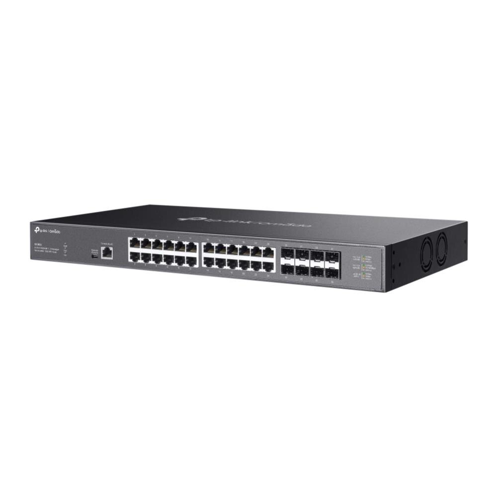 Omada 24-Port 10GBASE-T L2+ Managed Switch mit 8 10GE SFP+ Slots