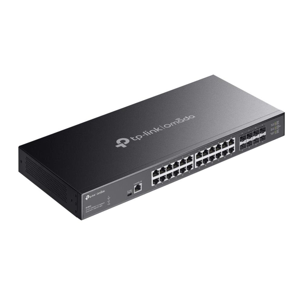 Omada 24-Port 10GBASE-T L2+ Managed Switch mit 8 10GE SFP+ Slots