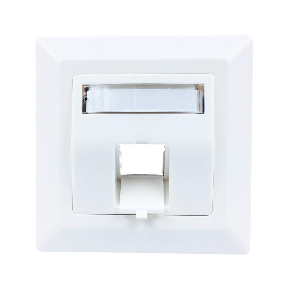 Keystone Leerdose für 1 Modul, Unterputz, RAL9010