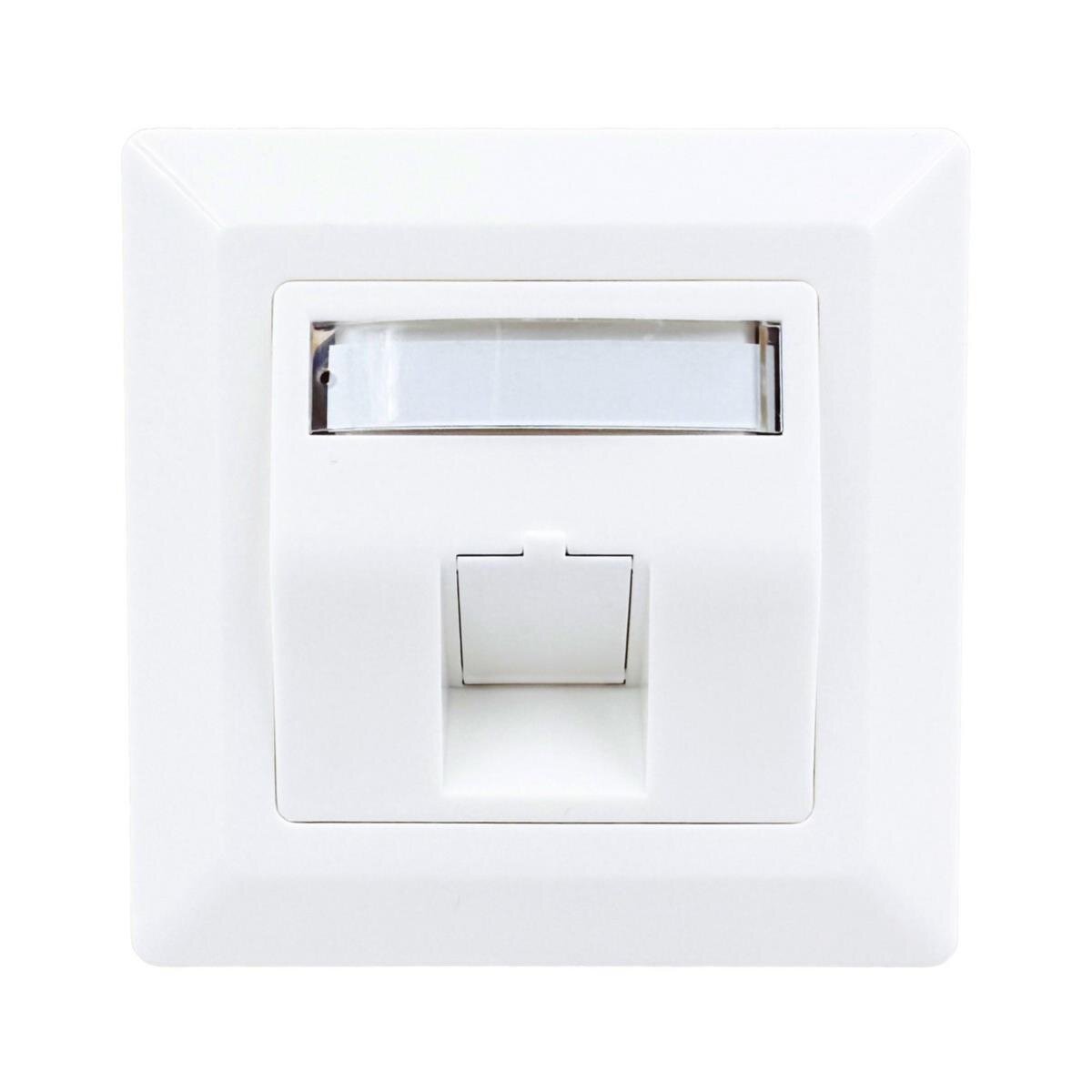 Keystone Leerdose für 1 Modul, Unterputz, RAL9010