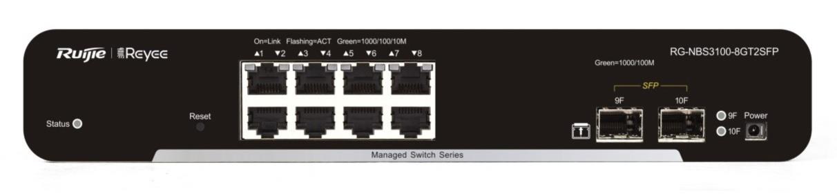 10-Port Gigabit Layer 2 Cloud Managed Switch, 2x SFP