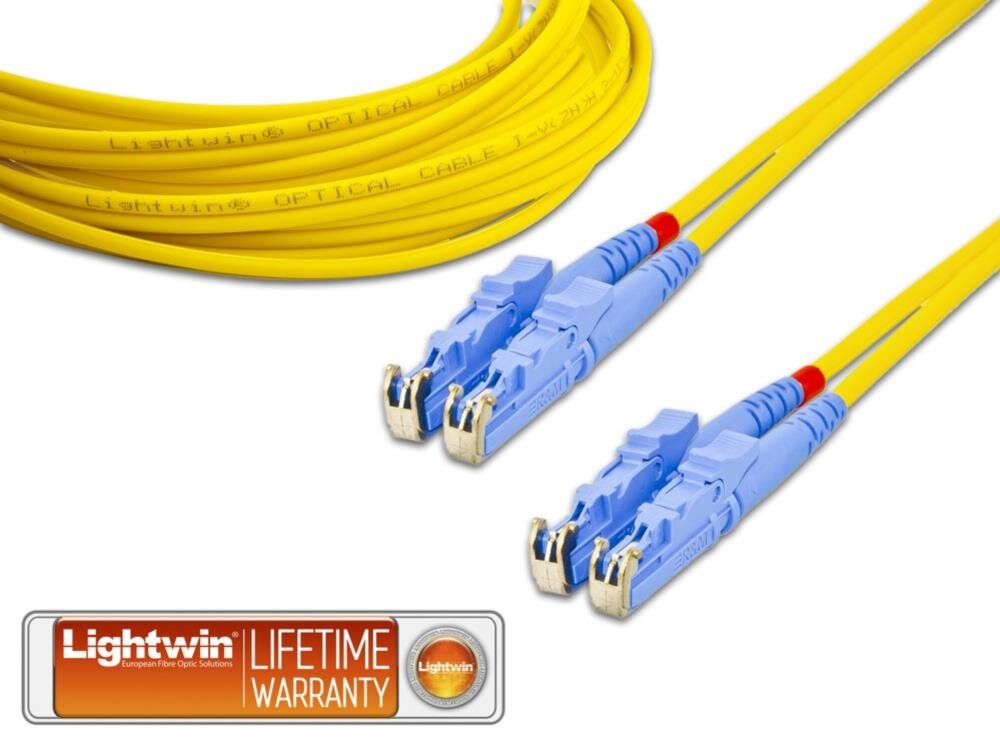 High Quality Duplex LWL Patchkabel, SM, E2000 - E2000