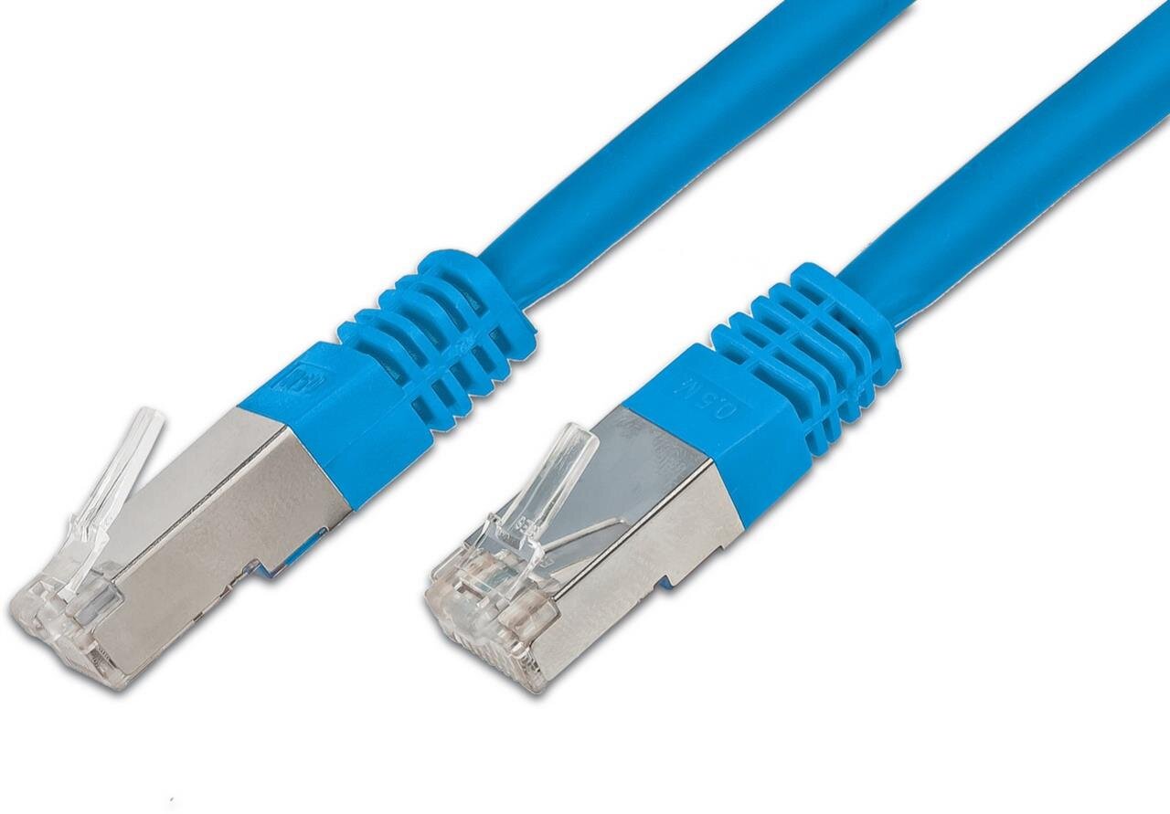 KAT6 Patchkabel, S/FTP, LSOH, blau