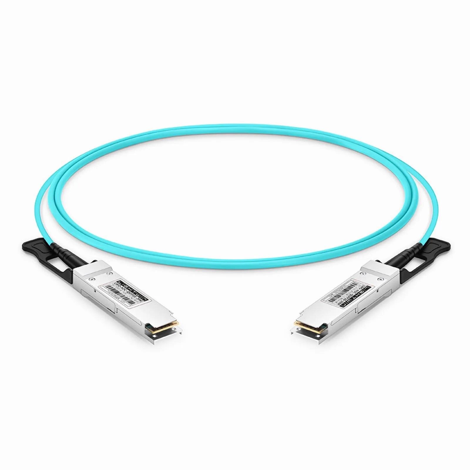 100GBit QSFP28 Long-Range  AOC-Kabel (Active Optical Cable) 