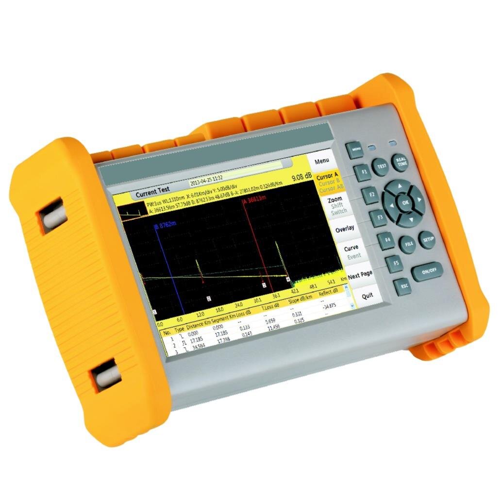 Single- & Multimode Glasfaser-Messgerät, mit Touchscreen