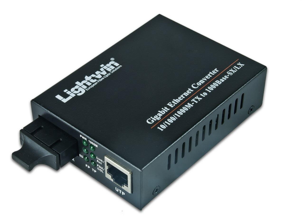 Gigabit Medienkonverter 1000Base-SX Singlemode, SC, 60KM