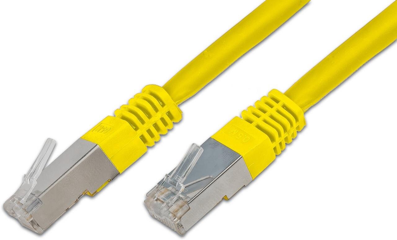 KAT6 Patchkabel, S/FTP, LSOH, gelb