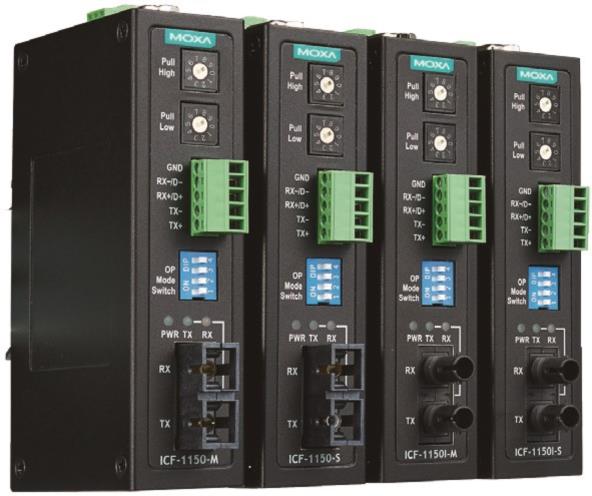 ICF-1150 Serie, Industrie RS-232/422/485 zu Fiber Konverter