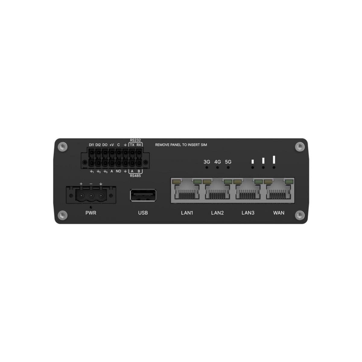 Industrie Dual 5G/LTE Router für professionelle Anwendungen, Digitale I/Os, TPM